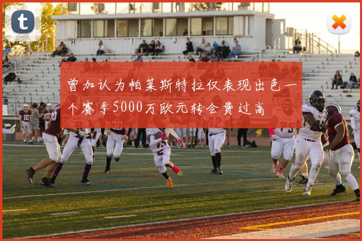 曾加认为帕莱斯特拉仅表现出色一个赛季5000万欧元转会费过高